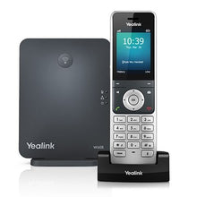Load image into Gallery viewer, Yealink W60P DECT handset + Base, Includes W60B Base and W56H Handset, 2.4" 240x320 Pixel Back Light Colour LCD Display, 1 x Ethernet Ports 10/100 PoE
