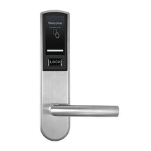Load image into Gallery viewer, ZKTeco - Mifare Hotel Lock (Left Door Lock), Stainless steel, audit trail, warning low battery, Silver, Battery powered, ZK-LH3000