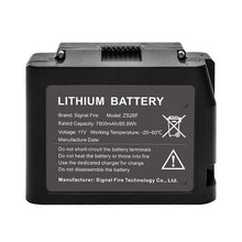 Load image into Gallery viewer, Signal Fire Ai9 Original Battery Optical Fiber Fusion Splicer 7800mAh Lithium Battery ZS26F, Waterproof, dust proof, shock-resistant