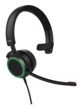 Load image into Gallery viewer, Snom A330M Mono Over-Ear Headset, Passive Noise Cancellation, VoIP Phone Headset, USB/3.5mm, Microsoft Teams, Zoom, Skype, Snom-A330M
