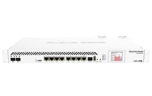 Load image into Gallery viewer, MikroTik CCR1036-8G-2S+EM Cloud Router Switch, 8x GbE, 2xSFP+, LCD, 36 cores CPU, 8GB RAM, 28Gbit/s throughput, RouterOS L6, Dual PSU