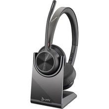 Load image into Gallery viewer, Poly Voyager 4320 USB-C Headset + BT700 Bluetooth wireless headset with Charging Stand 77Z31AA