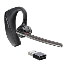 Load image into Gallery viewer, Poly Voyager 5200 UC Wireless Headset with USB-A to Micro Cable and BT600 USB adapter TAA 7K2E1AA