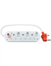 Load image into Gallery viewer, Acconet 6 Way Multiplug with 3x 16A SA and 3x 5A 2 Pin Sockets, Overload & Surge Protection with Dedicated SA Plug, AC-MPlug-SURGE-6