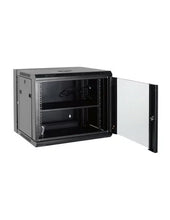 Load image into Gallery viewer, Acconet 6U Unassembled Fixed Wall Mount Swing Box 450mm, Flat Pack, Glass Door, Cabling & Cabinets, Cabinets & Racks, Wall Boxes, AC-Cab-6U450-WM-S