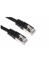 Load image into Gallery viewer, Acconet CAT6 UTP Flylead, 5 Meter, Straight, Stranded Cable, Moulded Boots and Plugs, Black, Cabling & Cabinets, LAN Cable & Connectors, Flyleads