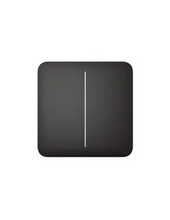 Load image into Gallery viewer, AJAX Security - Black SoloButton 2-GANG Smart light switch, sensitive to touch and hand approaching (at a distance of 15 mm) | AJAX-SB-2-GANG-B