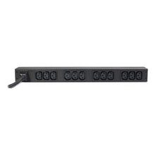 Load image into Gallery viewer, APC rack PDU basic 1U 16A 208 230V Frees up Uspace, installs easily with 12 IEC C13 outlets for IT gear, Protects against overloads AP9565