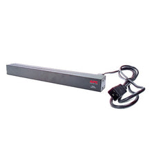 Load image into Gallery viewer, APC rack PDU basic 1U 16A 208 230V Frees up Uspace, installs easily with 12 IEC C13 outlets for IT gear, Protects against overloads AP9565