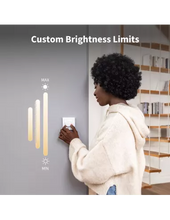 Load image into Gallery viewer, Aqara Dimmer Switch H2 EU 2 in 1 With Neutral & No Neutral (Gray) 2-in-1 neutral, smart dimmer, Apple Home, Alexa, Google Home | AQ-CTRL-DIM-SW-WALL-G