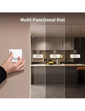 Load image into Gallery viewer, Aqara Dimmer Switch H2 EU 2in1 Neutral & No Neutral, Requires hub-e1, hub-m1s-g2, hub-m2, hub-m3, hub-cam-g2h-pro, hub-cam-g3 | AQ-CTRL-DIM-SW-WALL-W