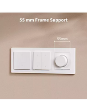 Load image into Gallery viewer, Aqara Dimmer Switch H2 EU 2in1 Neutral & No Neutral, Requires hub-e1, hub-m1s-g2, hub-m2, hub-m3, hub-cam-g2h-pro, hub-cam-g3 | AQ-CTRL-DIM-SW-WALL-W