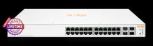 Load image into Gallery viewer, HPE Networking Instant On 1930 4SFP+ 24 Port 370W Switch, Smart Managed layer 2+, 24 x PoE GbE ports, 4 x SFP/SFP+ ports | ARU-IO-SW193024G-370W