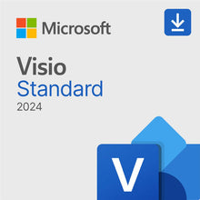 Load image into Gallery viewer, Microsoft Visio Standard 2024 Lifetime 1-user ESD Download, Compatible with Windows 11, Windows 10, Windows Server 2019 EP2-07167