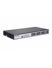 Load image into Gallery viewer, Bdcom 26-Port 10/100 PoE switch (24 PoE ports, 2 x 1000Mbps Combo ports), Managed - 400W PoE, Cooling Fan, AC220V power supply Included, 1U, Layer 2