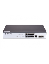 Load image into Gallery viewer, BDCOM 8-Port Managed Gigabit PoE Switch, Managed Switch - featuring 150W, 8 x Gigabit PoE Ports and 2 x SFP Ports, Layer 2 License PoE switch