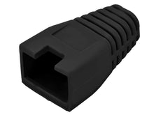 Load image into Gallery viewer, Linkbasic Black Boots RJ45, Over-RJ Design, High Density Polyethylene (HDPE), Provides Plug Tab protection & easy UTP cable-end colour identification