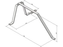 Load image into Gallery viewer, Tripod Bracket BRA-TL Wallmount Bracket, 47cm (Large), Mounting Bracket, UBOLTS included, Dimensions 650 mm x 470 mm x 450 mm, Weight 2.4 Kilograms