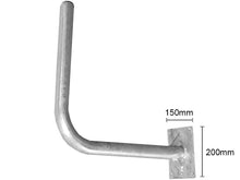 Load image into Gallery viewer, L-Bracket 500 x 500 x 50mm Mount Bracket, 2.75kg, Heavy Duty Steel, hot dipped galvanized, outdoor use, for Mounting Shelves, Cabinets, Easy Install - Let's Fibre Technologies