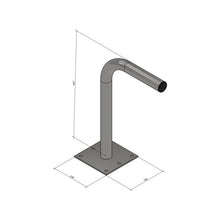 Load image into Gallery viewer, L-Bracket 400x200x38 mm Mounting Bracket, Heavy Duty Steel Construction, Perfect for Mounting TVs, Monitors, Speakers, Easy Install and Secure Fit - Let's Fibre Technologies
