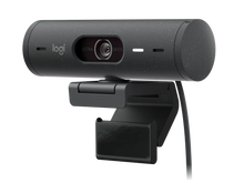 Load image into Gallery viewer, Logitech Brio 505 Webcam - Graphite, compatible with most video conferencing platforms and certified for use with Microsoft Teams, Google Meet, Zoom