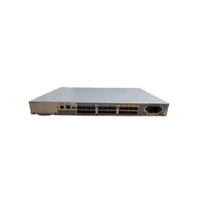 Load image into Gallery viewer, Brocade G610 series 24 port switch, 8 port activation, including 8 Brocade 32Gb/s shortwave multi-mode modules, port side exhaust