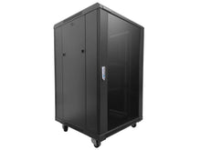 Load image into Gallery viewer, Linkbasic 18U 600mm Deep Server Cabinet, 2x Fans and 2x Shelves (included), Cold Rolled Steel & Powder Coated, Free Standing, 988 x 600 x 600mm(H×W×D) - Let's Fibre Technologies
