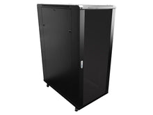 Load image into Gallery viewer, Linkbasic 27U 1M Deep Cabinet 4 Fans & 2 Shelves, Cold Rolled Steel & Powder Coated, 1400x600x1000 mm (HxWxD), Free Standing (Castors & Feet Included)