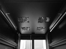 Load image into Gallery viewer, Linkbasic 42U 1M Deep Cabinet, 4 Fans 3 Shelves & Perforated Steel Doors, Cold Rolled Steel and Powder Coated, Free Standing, 2000×600×1000mm (H×W×D) - Let's Fibre Technologies