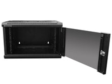 Load image into Gallery viewer, Linkbasic 6U 550mm Deep Swing Frame Wall Box, Wall-Mount, Cold Rolled Steel and Powder Coated (Material), 370×600×550 mm (H×W×D), supplied flat-packed - Let's Fibre Technologies
