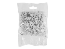 Load image into Gallery viewer, CC-W8 8mm Cable Clips 100 Pack White, Cable Management Accessories, Cables & Connectors, Utilities, Networking Accessories