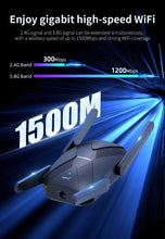 Load image into Gallery viewer, Comfast WiFi 6 WIFI Range Extender AX1500 2.4GHz + 5GHz wifi Repeater 4*3dBi Antennas Long Distance Range Signal Expansion Amplifier