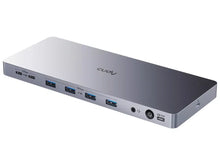 Load image into Gallery viewer, Cudy Dual 4K 10Gbps USB-A & USB-C Gigabit Ethernet Docking Station, 2×HDMI & 2×Display ports, 2×10Gbps USB-C 14W ports, 4×10Gbps USB-A 5W port | CS700