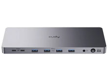 Load image into Gallery viewer, Cudy Dual 4K 10Gbps USB-A & USB-C Gigabit Ethernet Docking Station, 2×HDMI & 2×Display ports, 2×10Gbps USB-C 14W ports, 4×10Gbps USB-A 5W port | CS700