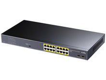Load image into Gallery viewer, Cudy 16 Port Gigabit PoE 190W 2SFP Combo Switch, features 16x802.3af/at PoE ports and 2xSFP Uplink ports PoE Budget with VLAN and Extender | GS1020PS2