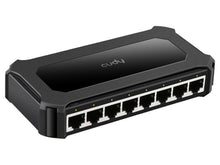Load image into Gallery viewer, Cudy 8 Port Gigabit Desktop Switch, 8x Gigabit Ethernet Ports and supports non-blocking switching architecture and MAC address auto-learning | GS108D