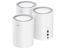 Load image into Gallery viewer, Cudy Dual Band WiFi 6 1800Mbps Gigabit Mesh 3 Pack, 802.11ax WiFi 6 mesh system, featuring 2xGbit Ethernet Ports, integrated antennas | M1800 (3-Pack)