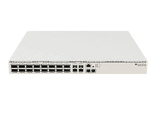 Load image into Gallery viewer, MikroTik Cloud Router Switch 16 Port QSFP28 4xSFP28 2x10Gbps, enterprise 4 Core, dual hot-swappable power supplies, OSPF/BGP | CRS520-4XS-16XQ-RM