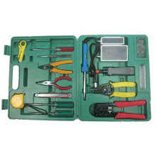 Load image into Gallery viewer, RCT Complete Network Toolkit - Essential Networking Tools for Professionals - Includes Cable Tester, Crimper, Punch Down Tool - High-Quality, Durable