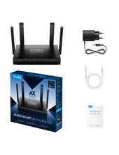 Load image into Gallery viewer, Cudy Dual Band 3000Mbps WiFi 6 Gigabit Mesh Router, 5-Stream Dual-Band WiFi 6, 2402Mbps + 574Mbps WiFi, 4×Gigabit Ethernet Ports, 200 Devices | WR3000
