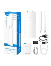 Load image into Gallery viewer, Cudy Dual Band 3000Mbps WiFi 6 Gigabit Outdoor Access Point, Dual-Band Wi-Fi 6, 1× Shielded GbE (PoE In), 200 Connected Devices | AP3000 Outdoor