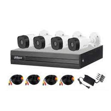 Load image into Gallery viewer, Dahua 4 Channel Bullet Kit - 2 Full Color 2 IR - RCN, Network Video Recorder, with Cables - DH-KIT/XVR1B04-I/2-B1A21P-0360B/2-HFW1209CP-LED-0360B