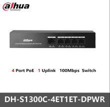 Load image into Gallery viewer, Dahua POE Switch 4/8/16/24 Ports 1/2 Uplink RJ45 Ethernet 100/1000Mbps Switch For IP Camera DH-S3000C-4GT2GT-DPWR