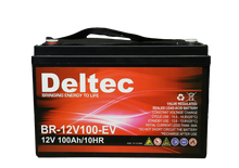 Load image into Gallery viewer, Deltec 12V 100Ah Lead Acid Deep Cycle Battery, F12(M8) Terminal, Solar and UPS, Battery Backup Solutions, Batteries, DT-12-100EV