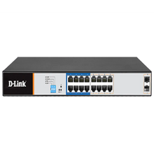 Load image into Gallery viewer, D-Link DGS-F1210-18PS 16x PoE 10/100/1000 + 2x Gigabit SFP Long Range Smart Switch - featuring 150W PoE Budget - with Max Distance of 250m