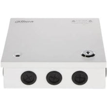 Load image into Gallery viewer, Dahua DC12V5A 9-ch CCTV Distributed Power Box, security camera power supply distribution box with individual LED output indicator and metal case
