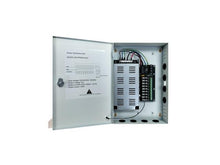 Load image into Gallery viewer, Dahua 9-ch CCTV Distributed Power Supply box, security camera power supply distribution box with individual LED output indicator and metal case