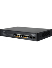 Load image into Gallery viewer, Edge-Core 10-Port Gigabit Websmart PoE Switch, 8x Gigabit PoE Ports, 2x SFP Ports, 70W, 20Gbps Switching Capacity, cost-effective web-smart PoE switch