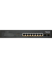 Load image into Gallery viewer, Edge-Core 10-Port Gigabit Websmart PoE Switch, 8x Gigabit PoE Ports, 2x SFP Ports, 70W, 20Gbps Switching Capacity, cost-effective web-smart PoE switch