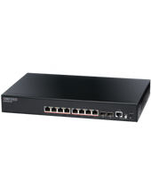 Load image into Gallery viewer, Edge-Core 10-Port Gigabit Websmart Pro PoE Switch, featuring 8x Gigabit PoE, 2x SFP ports, 125W, 20 Gbps Switching Capacity, designed for SMB market